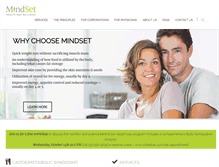 Tablet Screenshot of mindset-health.com